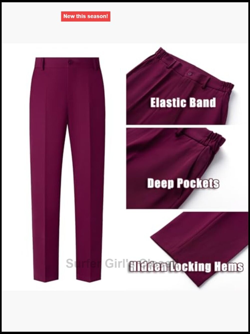 Women's 2 Piece Pant Suit Set Blazer Pants Business Professional Work - Picture 5 of 7
